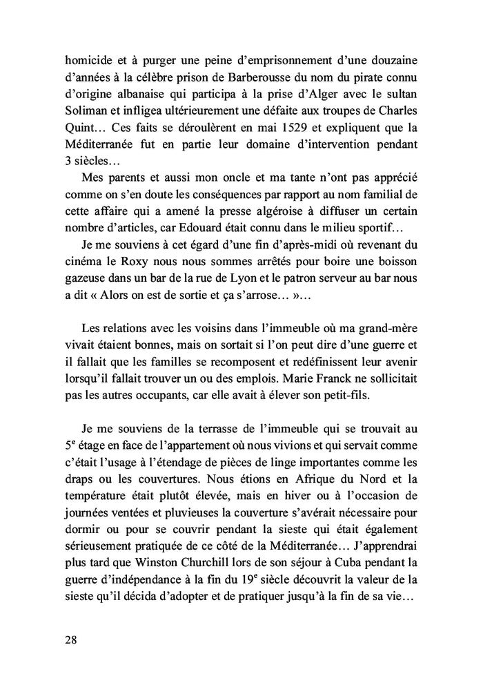 Mémoire de mes souvenirs