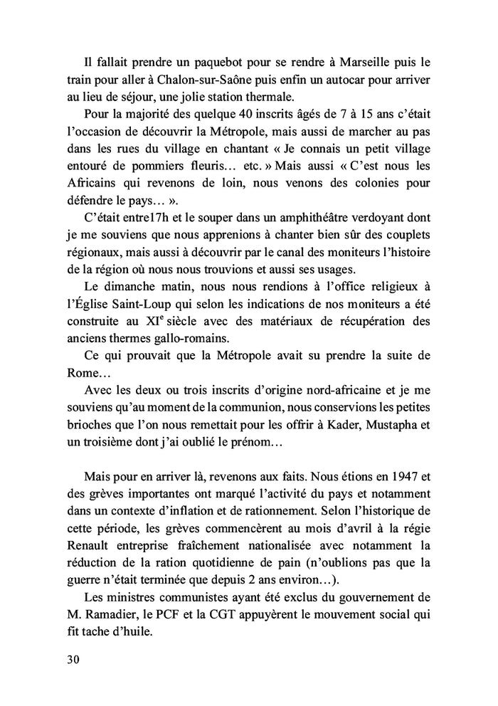 Mémoire de mes souvenirs