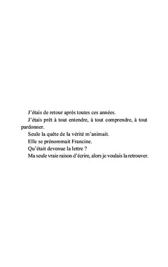 La lettre oubliée