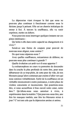 La dépression, chemin d'éveil?