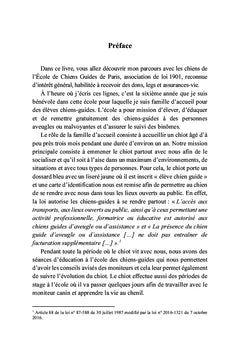 Petit chiot deviendra grand chien-guide