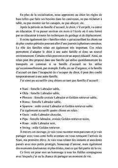 Petit chiot deviendra grand chien-guide