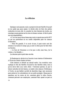 Petit chiot deviendra grand chien-guide