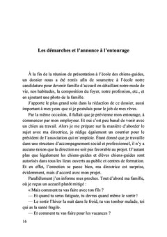 Petit chiot deviendra grand chien-guide
