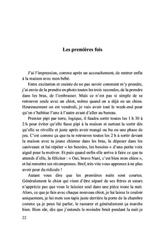 Petit chiot deviendra grand chien-guide