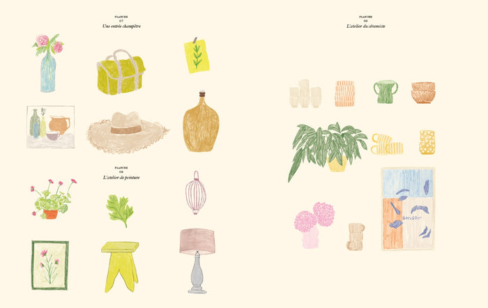 Carnet de coloriages et de stickers / La Maison