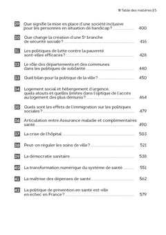 Questions sociales