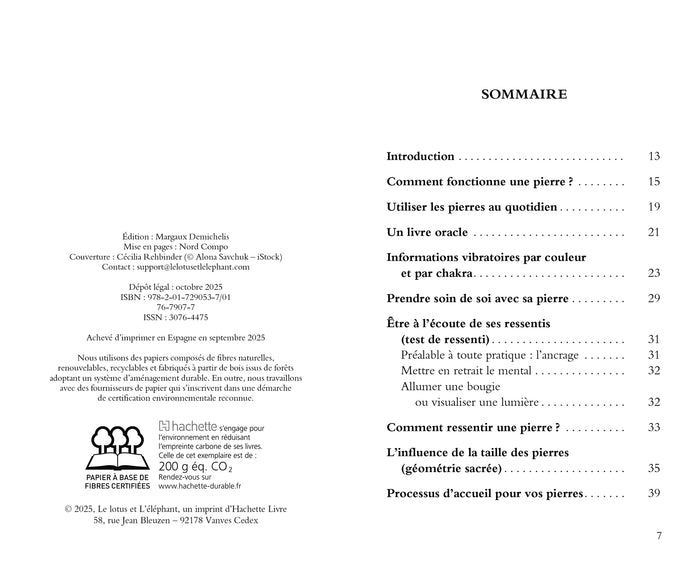 Les messages des pierres