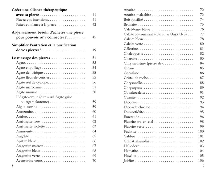 Les messages des pierres