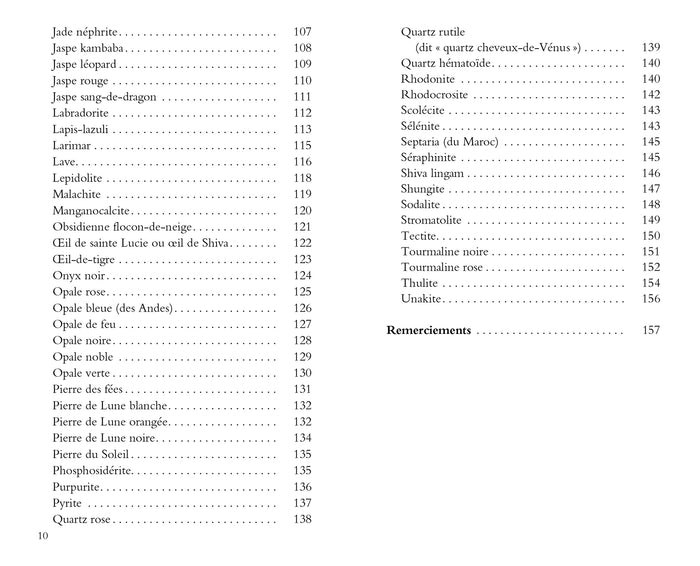 Les messages des pierres