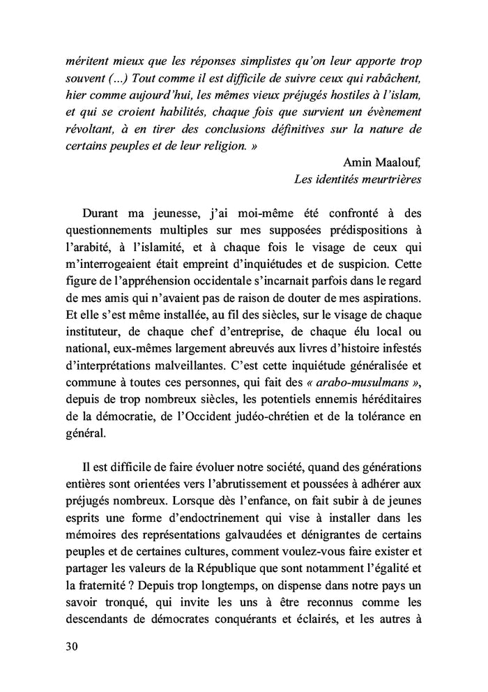 Chroniques du racisme ordinaire