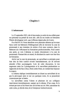 L'enfant pénitentiaire