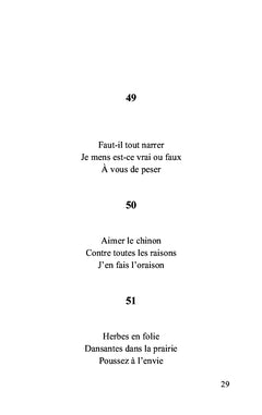 Haïkus pour passer le temps