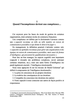 Le management par l'incompétence