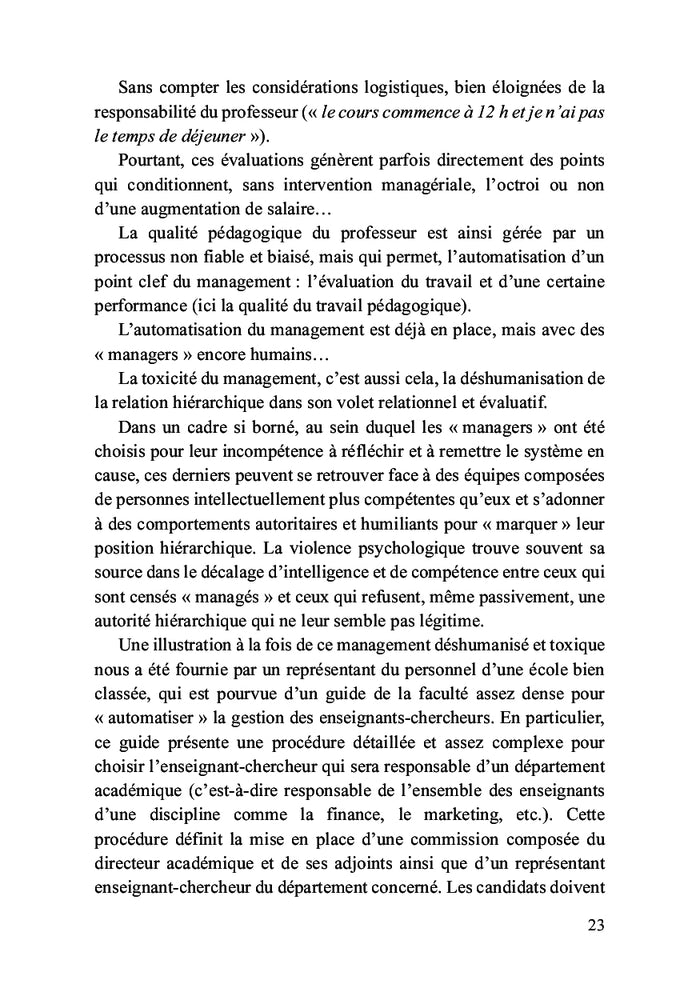 Le management par l'incompétence