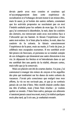 La vie en indigo ou le passage par l'obscurité vers la lumière