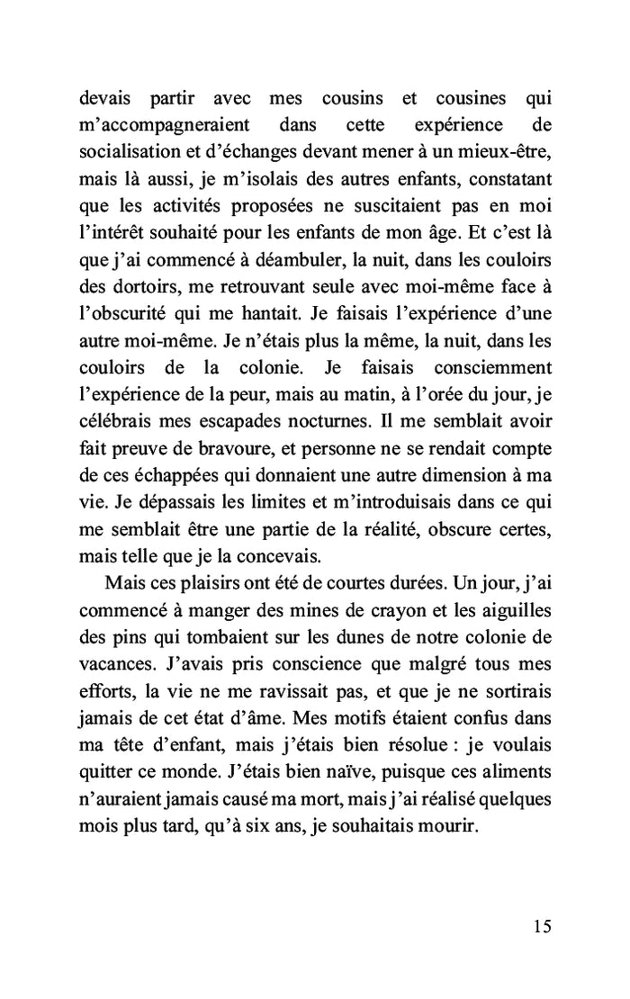 La vie en indigo ou le passage par l'obscurité vers la lumière