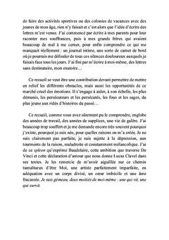 Mon exutoire