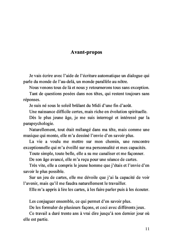 La révélation sur l'au-delà par l'écriture automatique