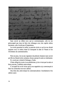 La révélation sur l'au-delà par l'écriture automatique