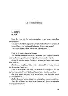 La révélation sur l'au-delà par l'écriture automatique