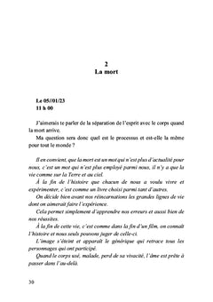 La révélation sur l'au-delà par l'écriture automatique