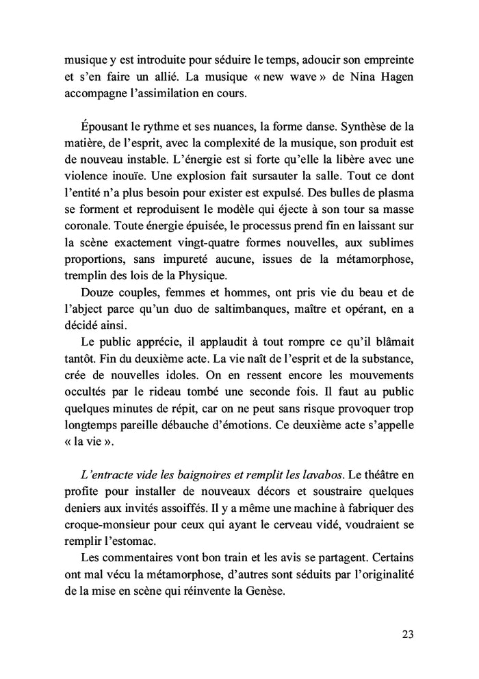 L'anglais et les trois grâces