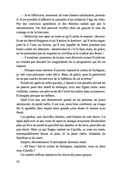 Le jeune comte de Sertignac