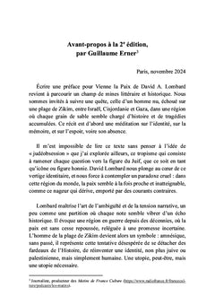 Vienne la paix