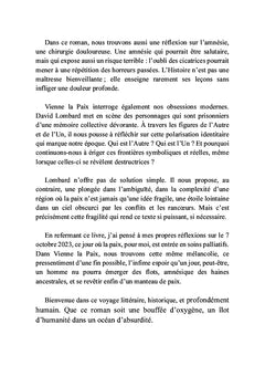Vienne la paix