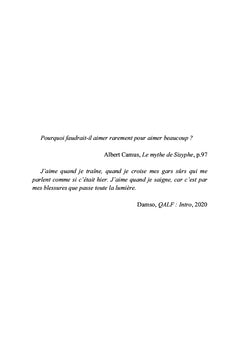 Je vais t'aimer jusqu'à ce que mes poumons cèdent