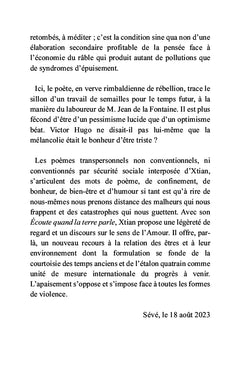 Écoute quand la terre parle