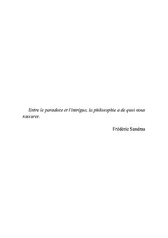 Un malentendu