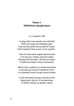 Poèmes d'adolescence
