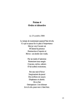 Poèmes d'adolescence