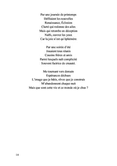 Poèmes d'adolescence