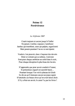Poèmes d'adolescence