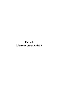 De la tendresse à la tristesse