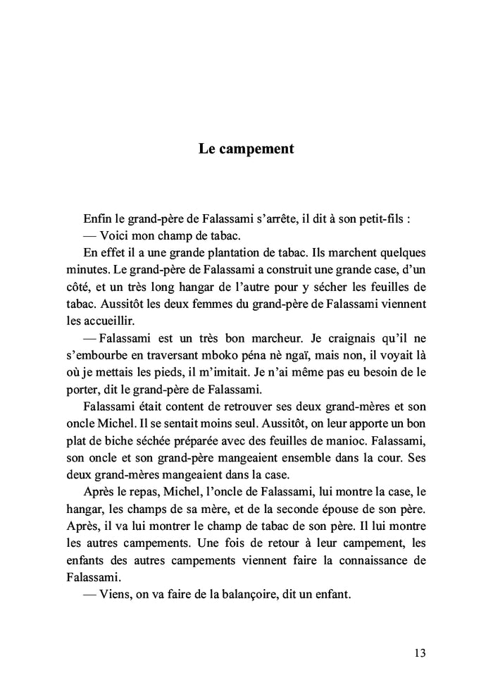 Falassami, l'enfant de Djambala