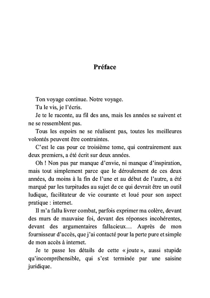 Carnet de voyage d'un enfant écrit par son grand-père: Troisième année