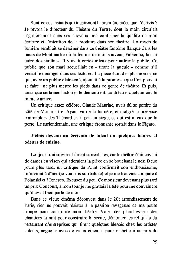 De la scène... au toit du monde