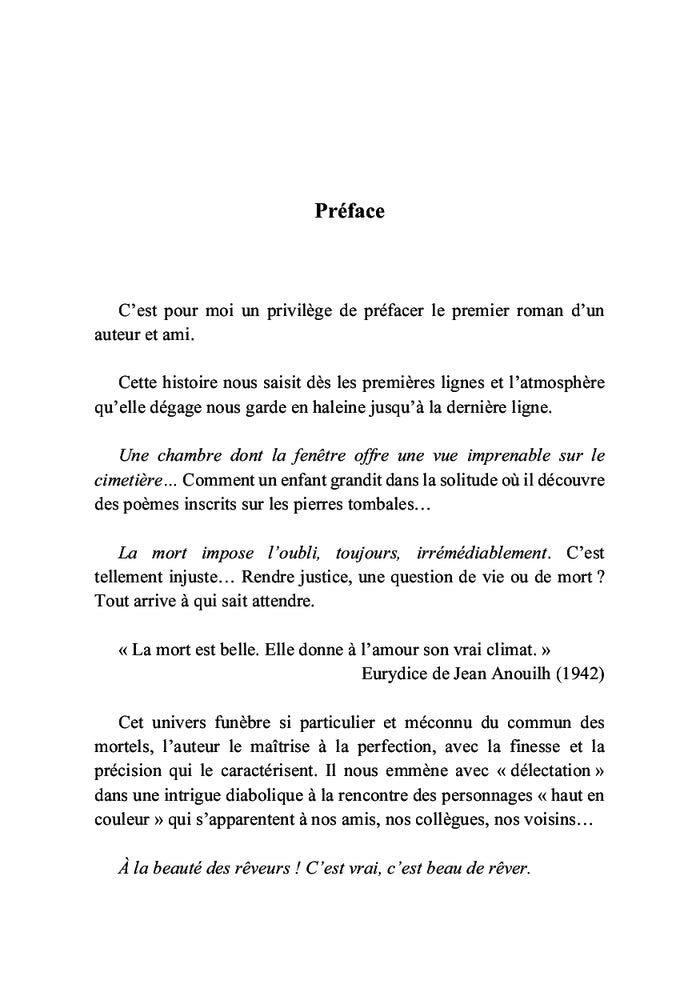 À la beauté des rêveurs