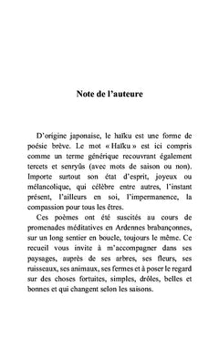 Les saisons de mon sentier