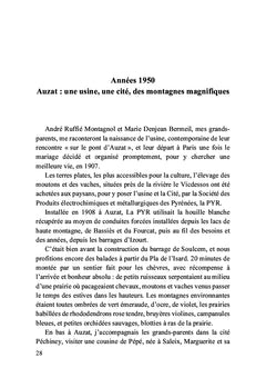 Auzat, Péchiney : le rêve éveillé