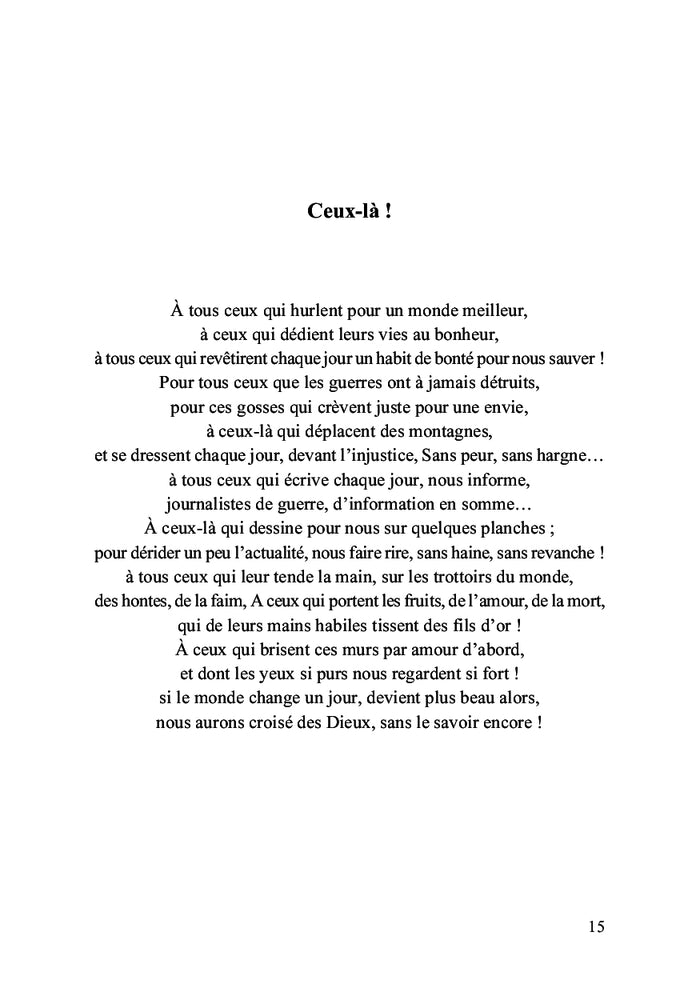 Poèmes aux présidents