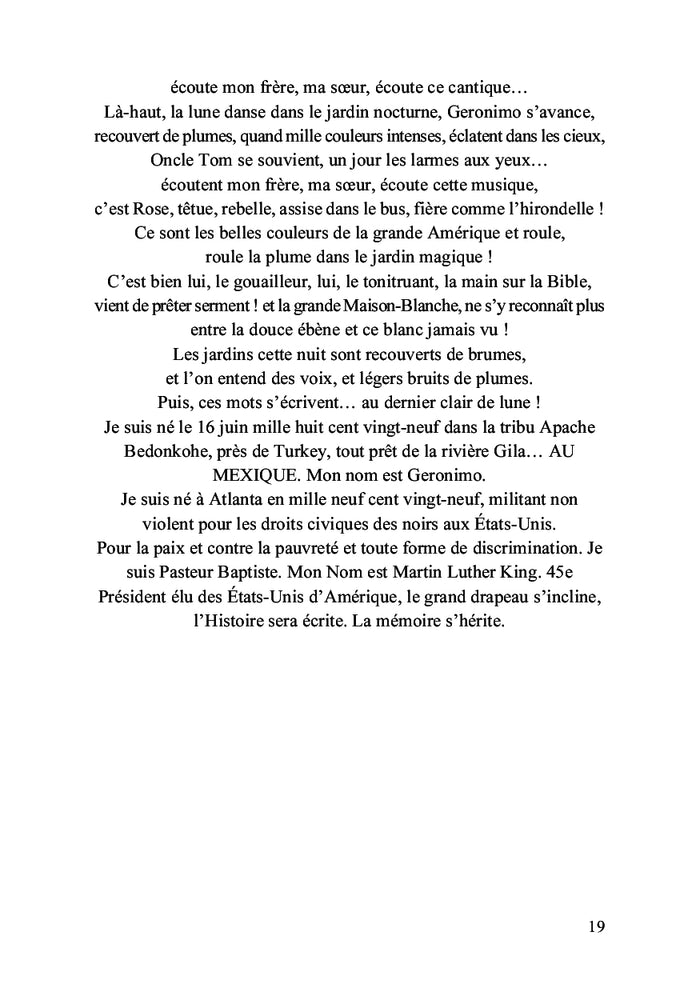 Poèmes aux présidents