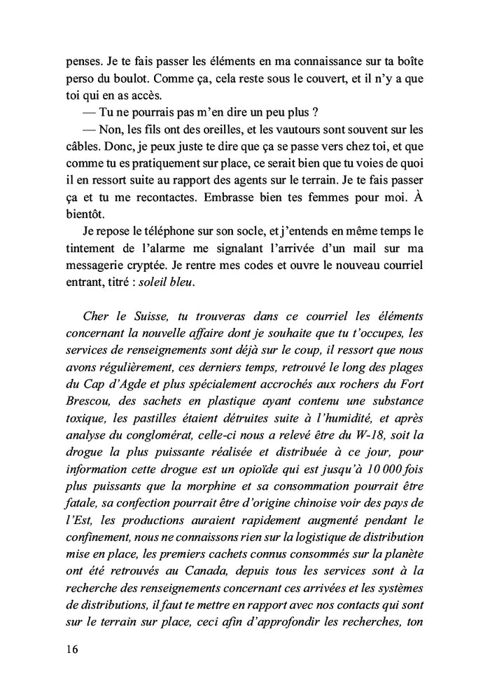 Le soleil bleu se lève à l'Est