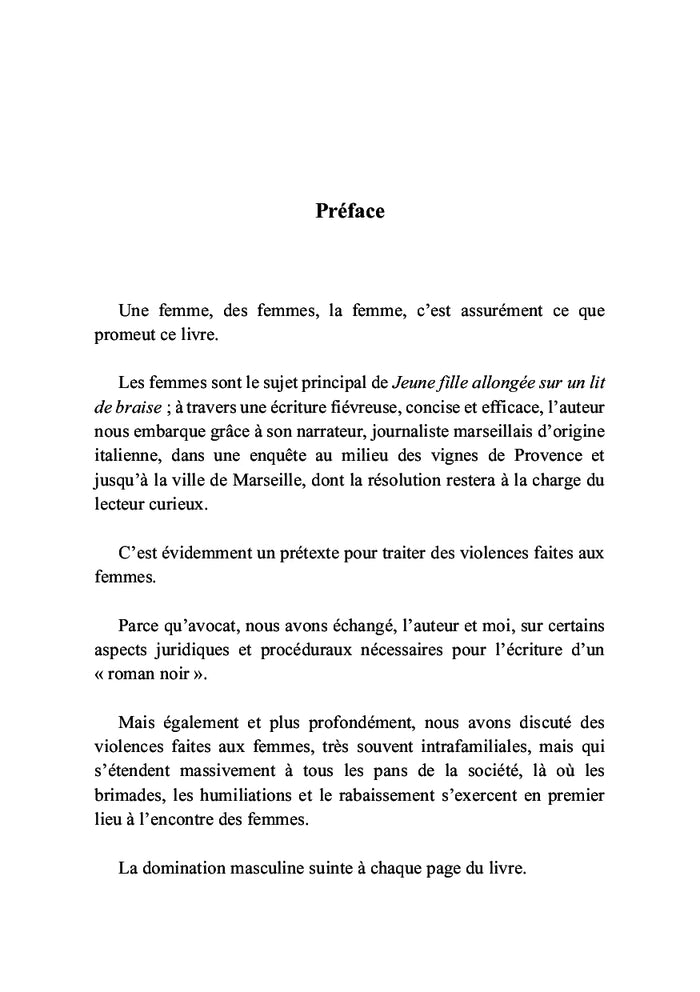 Jeune fille allongée sur un lit de braise