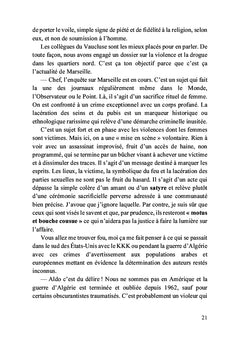 Jeune fille allongée sur un lit de braise