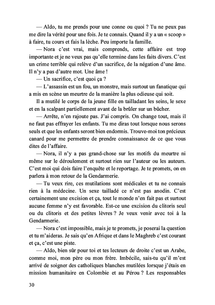 Jeune fille allongée sur un lit de braise